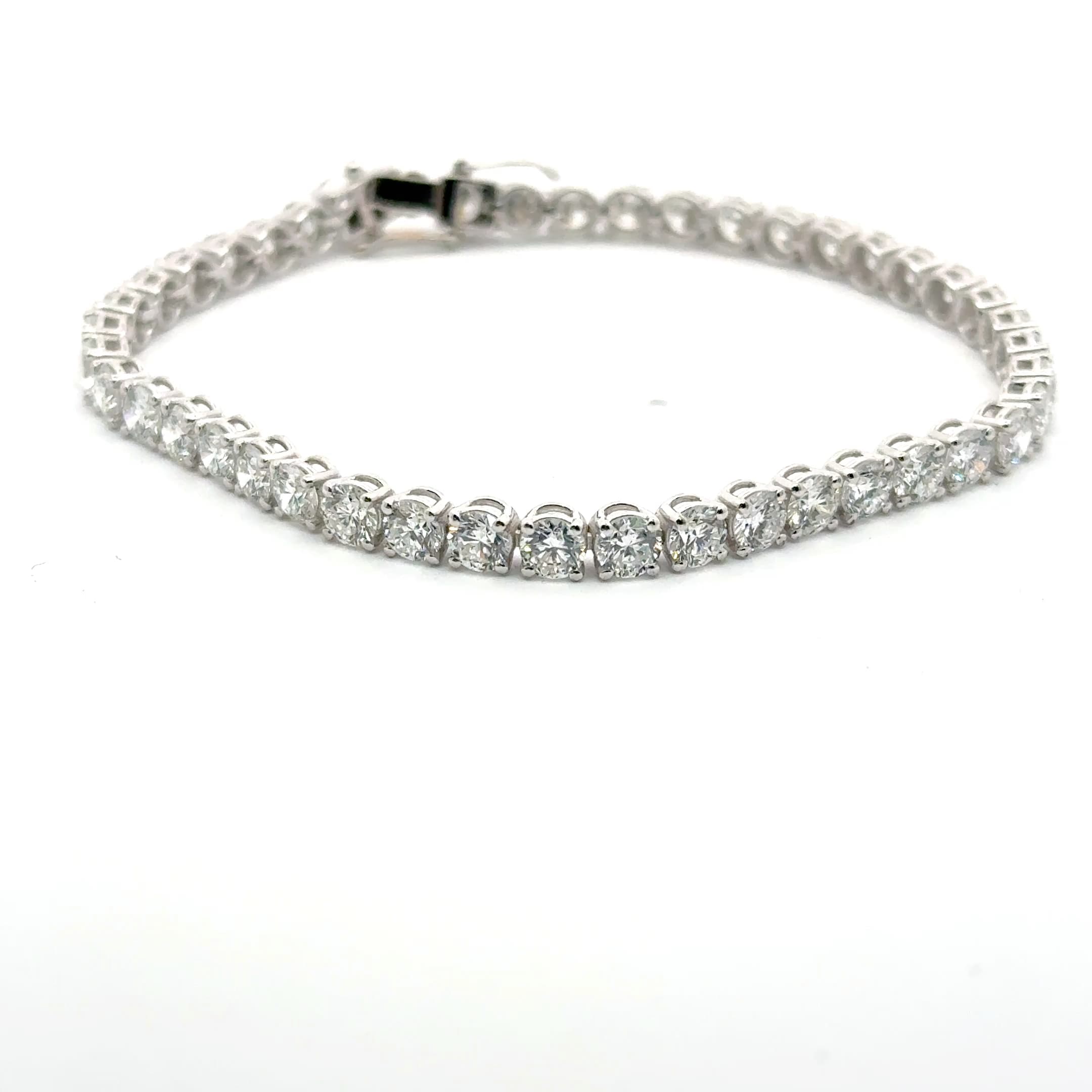 White Gold 9ct tennis brc 2