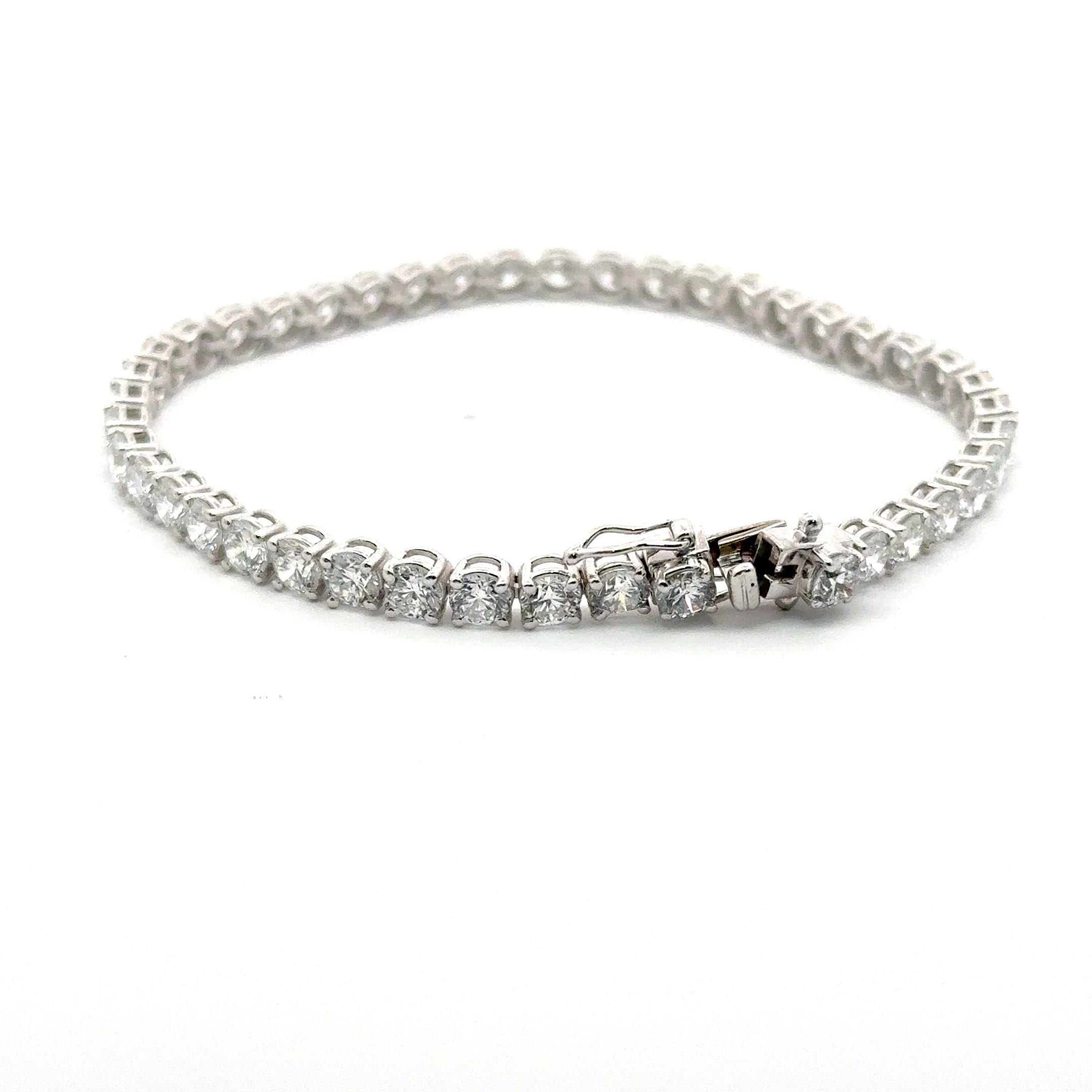 White Gold 9ct tennis brc 4