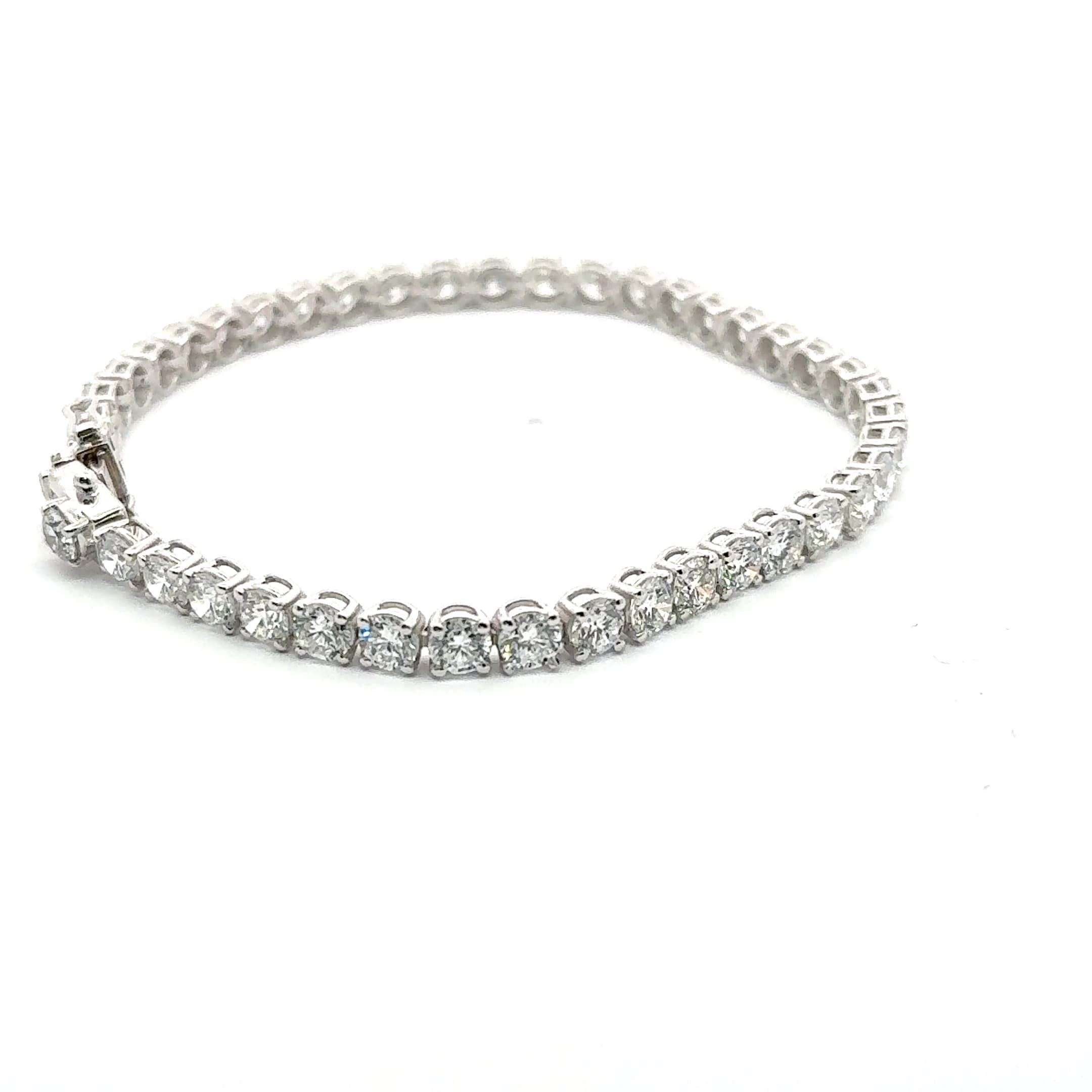 White Gold 9ct tennis brc 5