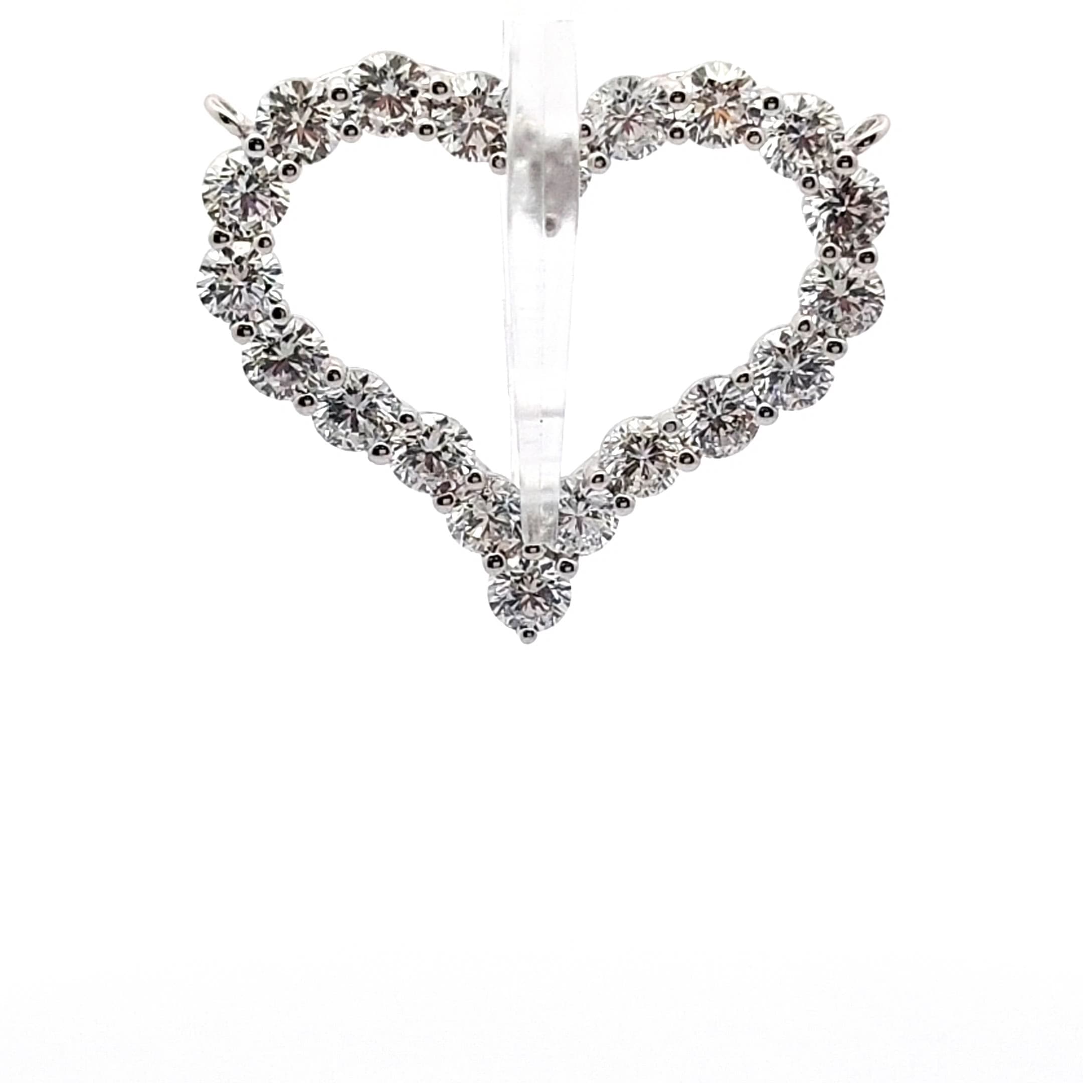 Pendant heart shape round 2