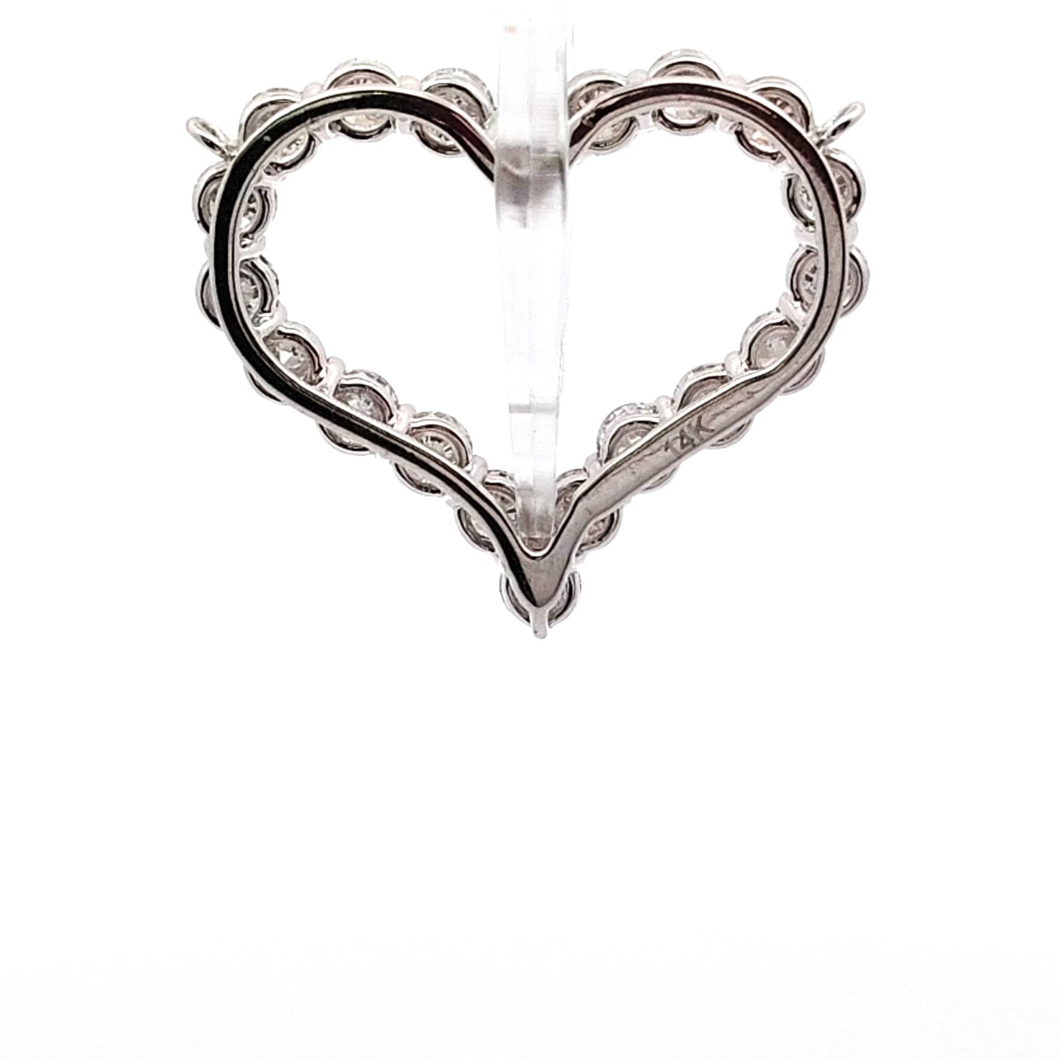 Pendant heart shape round 4