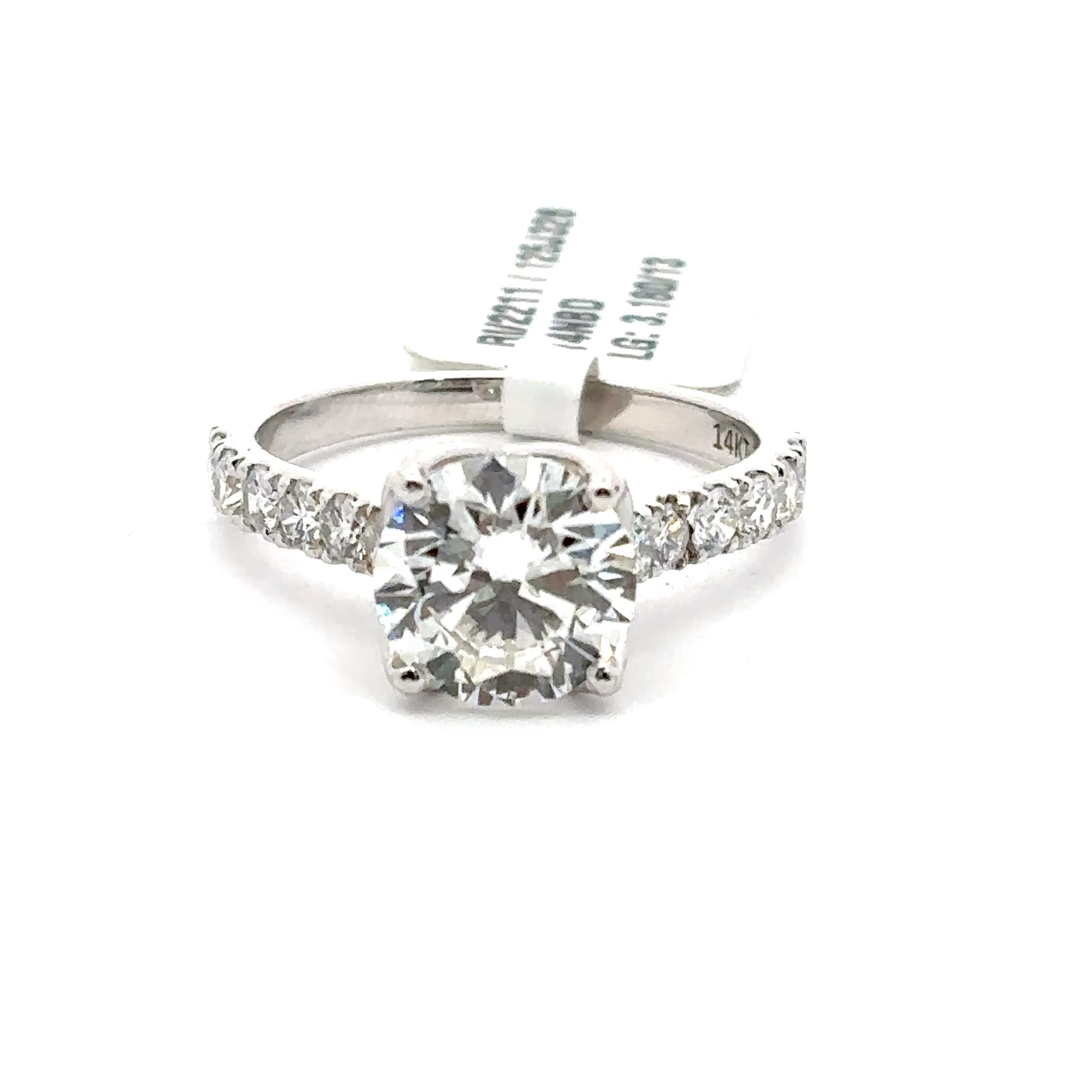 Oval Cut Diamond Halo Engagement Ring 7