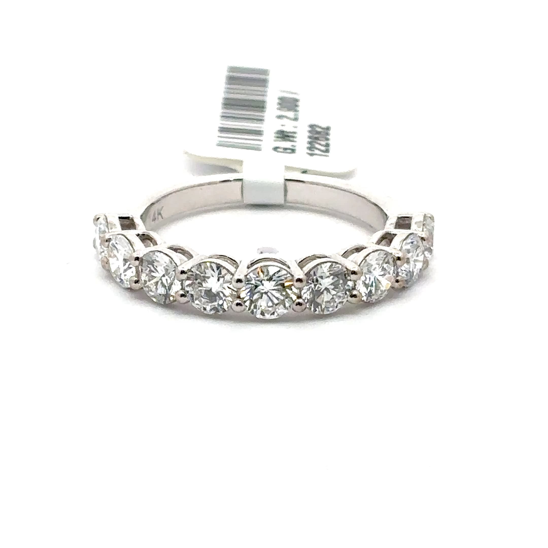 Diamond Eternity Band in White Gold 2