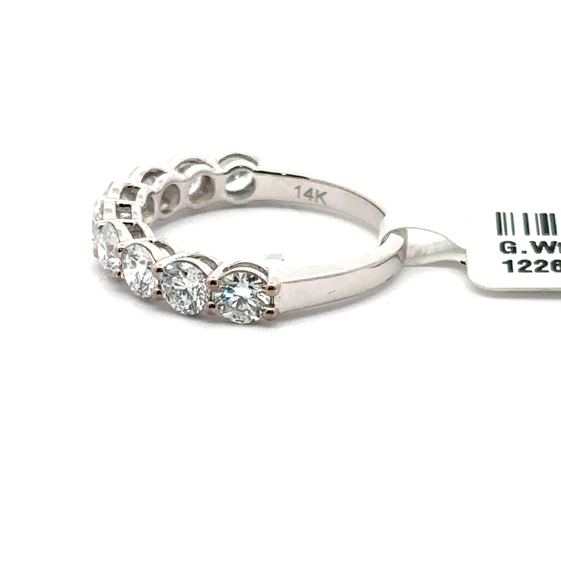 Diamond Eternity Band in White Gold 3