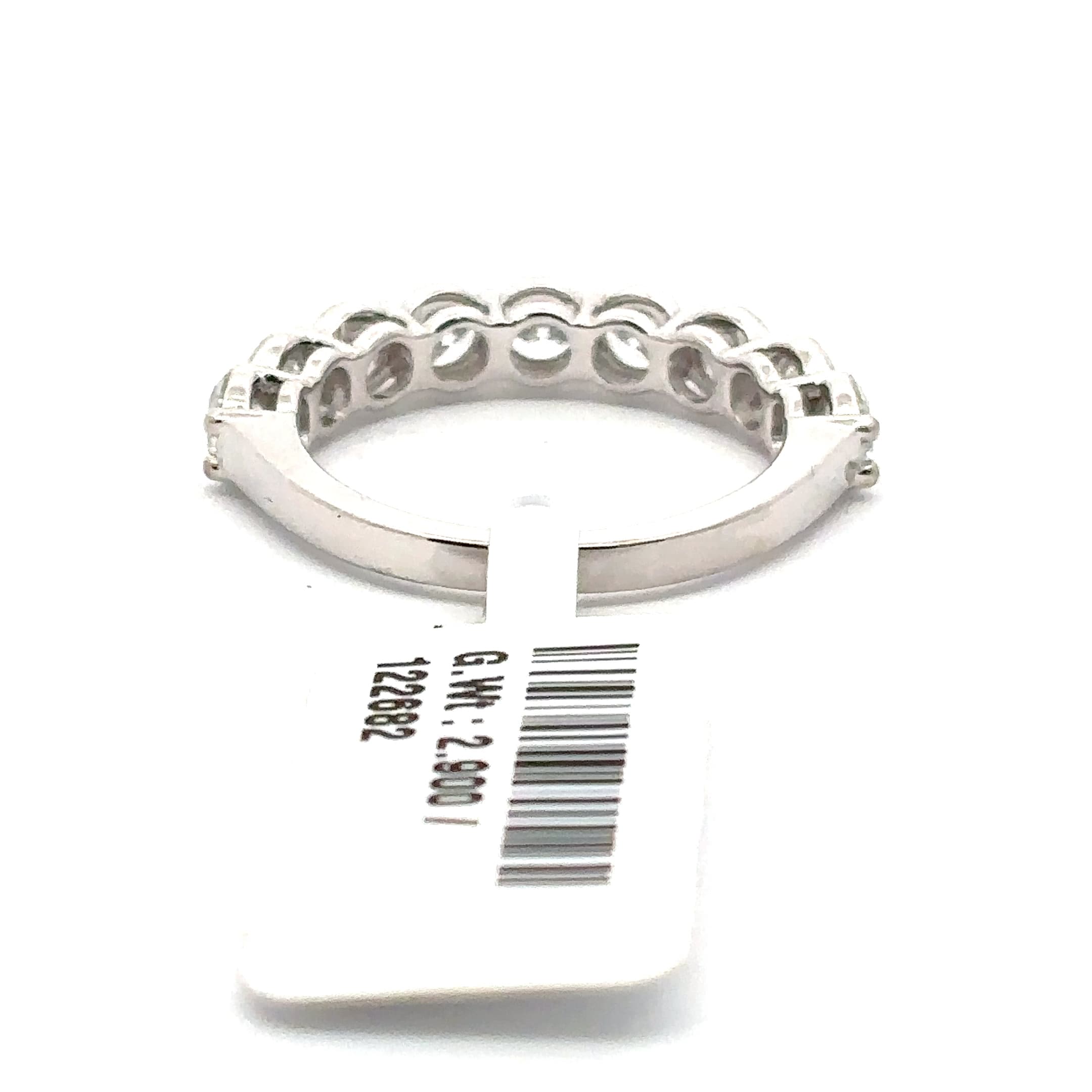 Diamond Eternity Band in White Gold 4