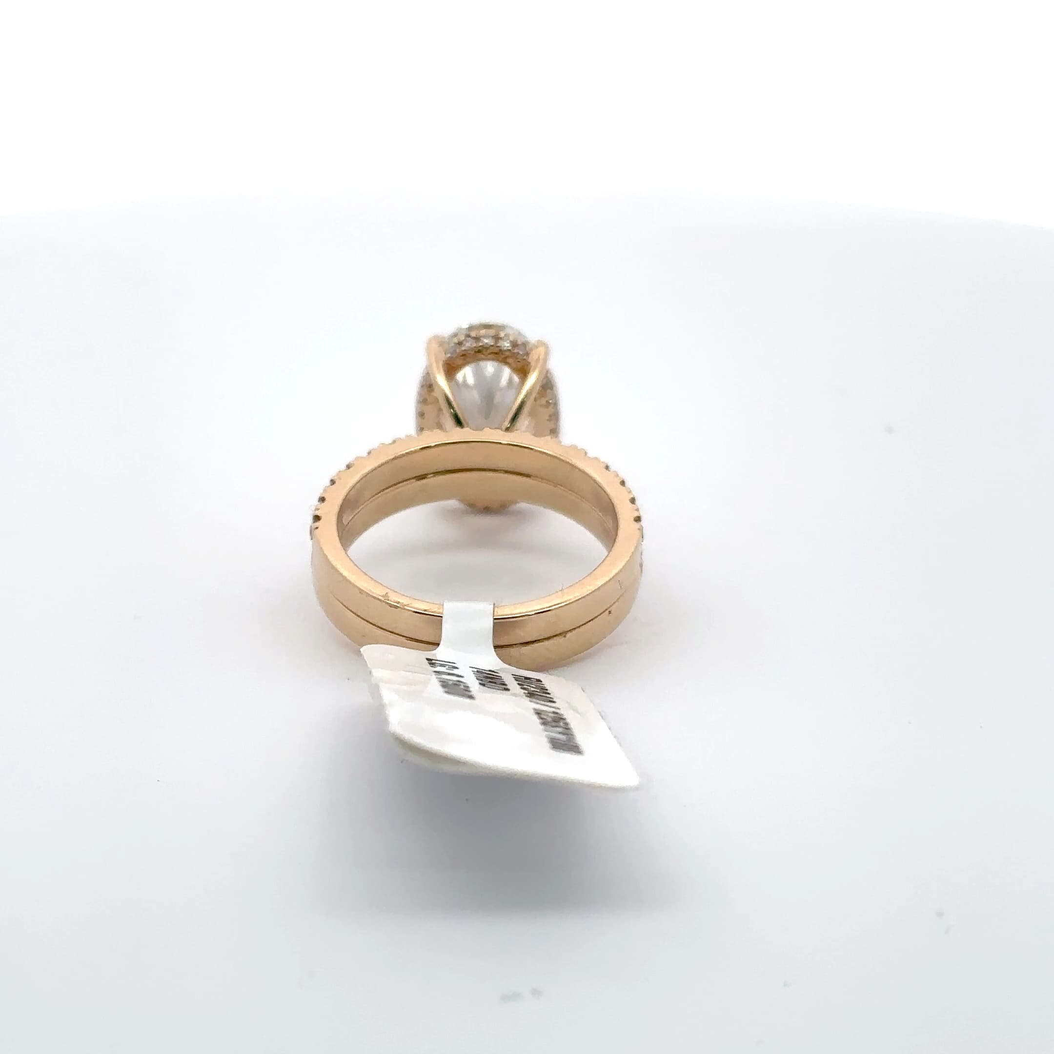 Rose Gold Engagement Ring with Oval Cut Diamond 4