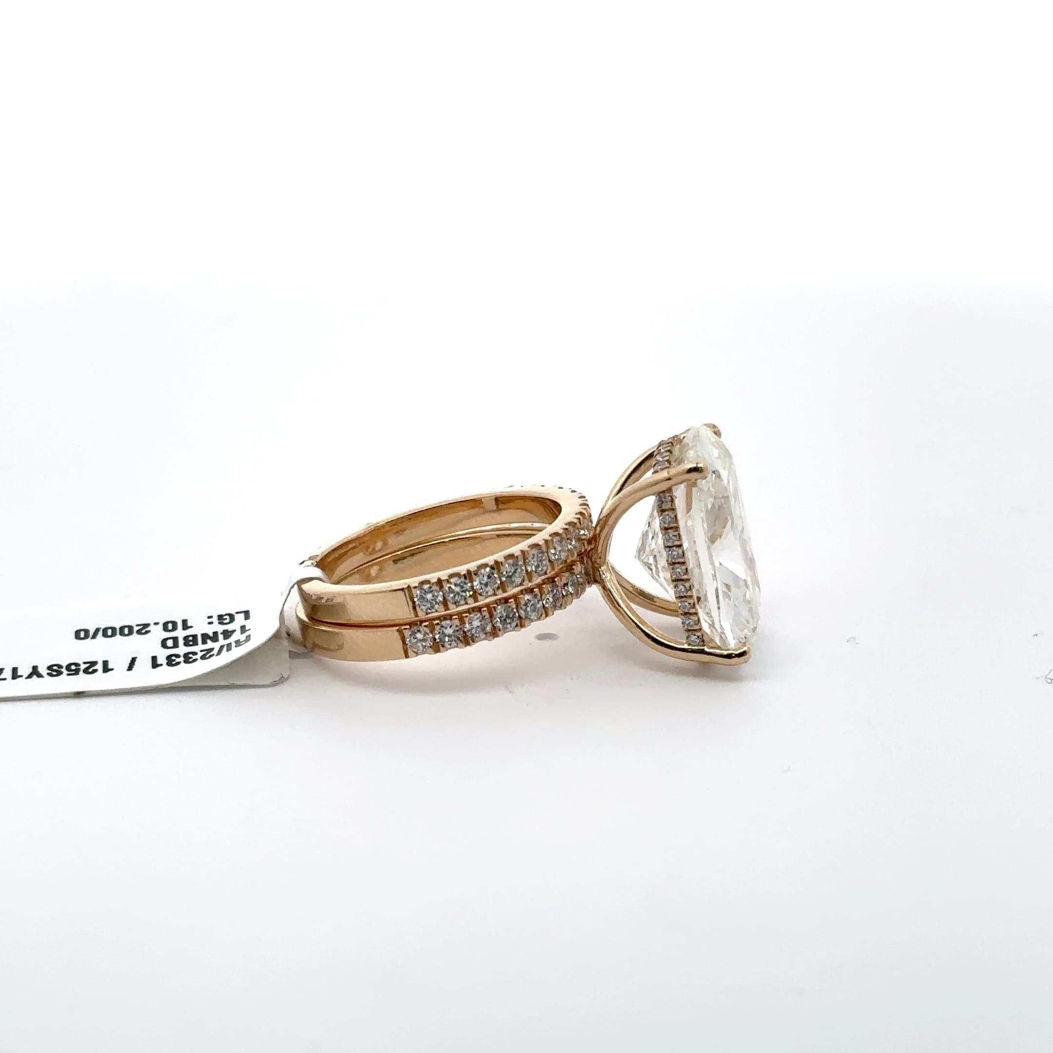 Cushion Cut Diamond Engagement Ring in Rose Gold 5