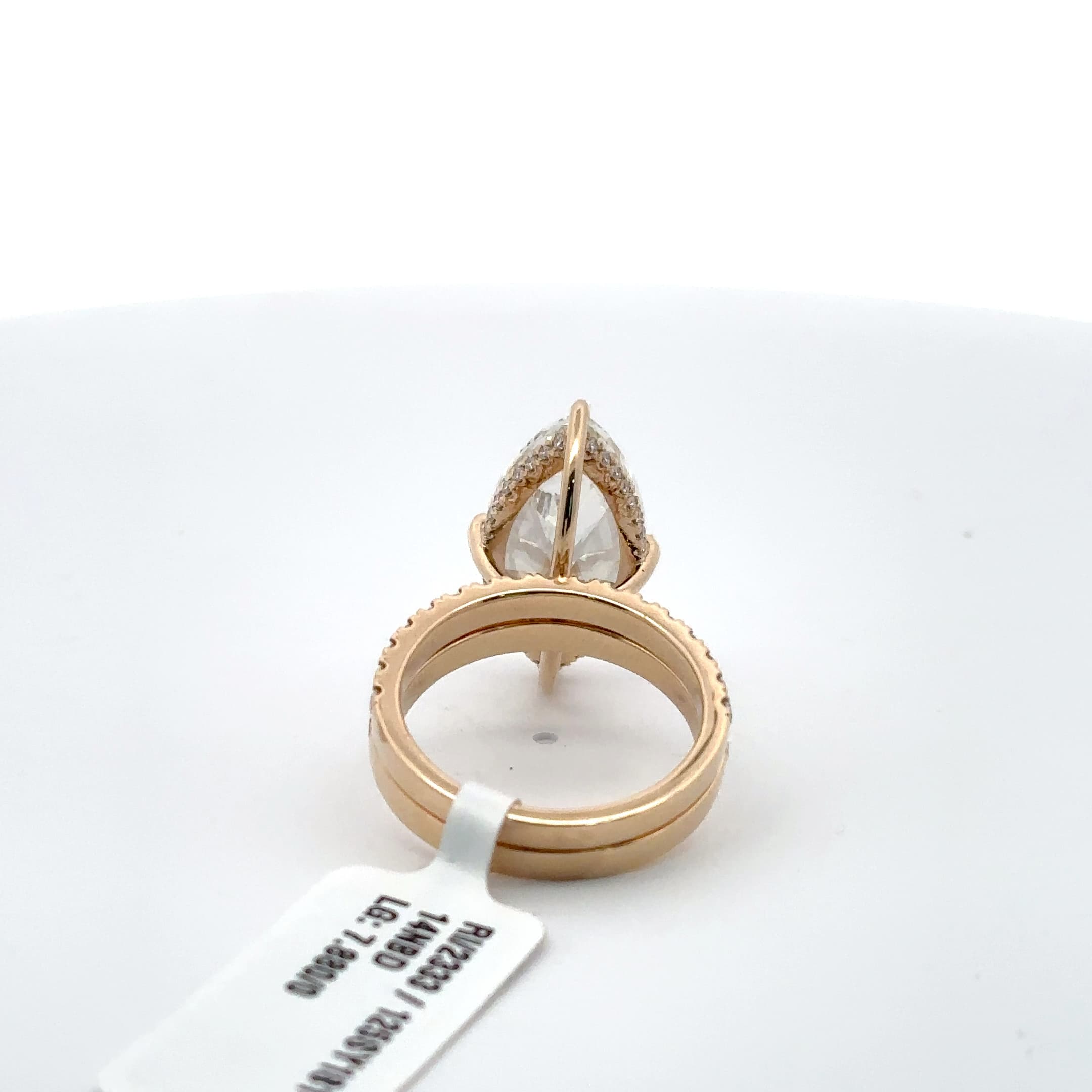 Rose Gold Engagement Ring with Marquise Cut Diamond 4