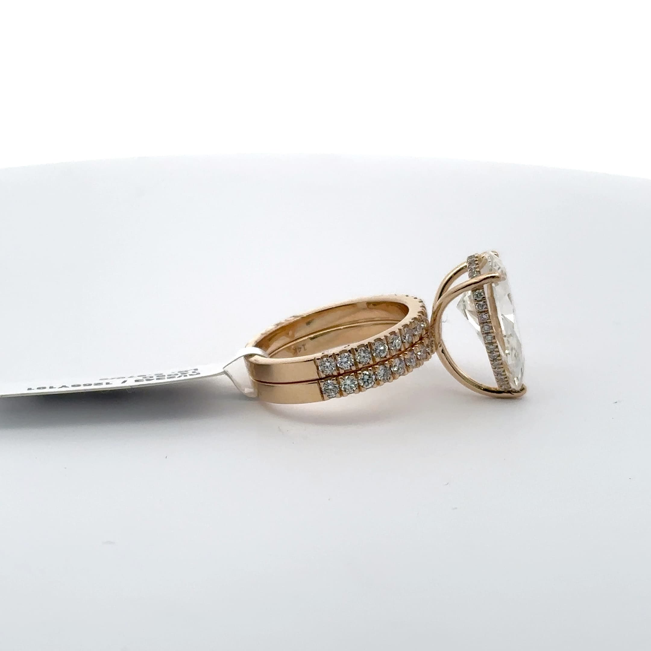 Yellow Gold Ring Featuring a Pear Cut Diamond 5