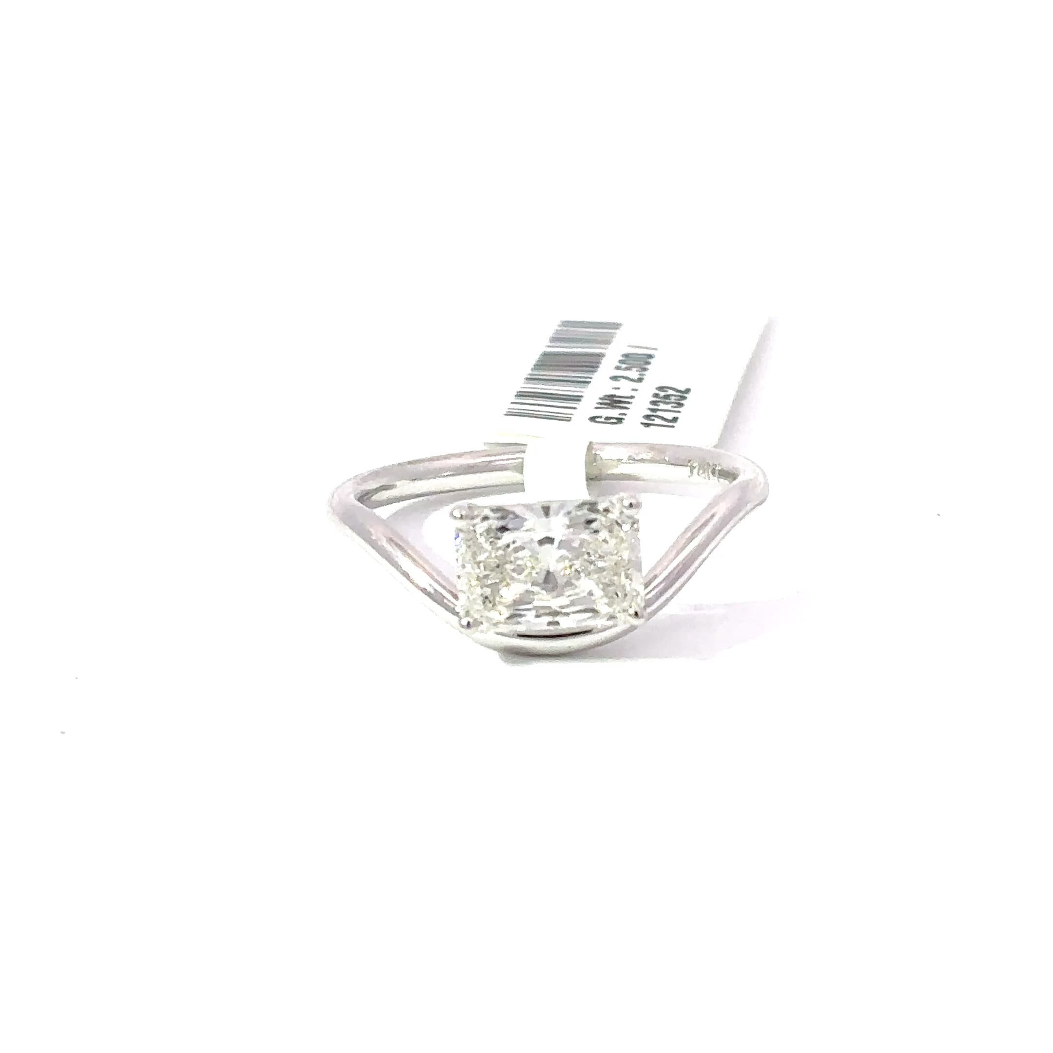 Solitaire Ring with Cushion Cut Diamond 2
