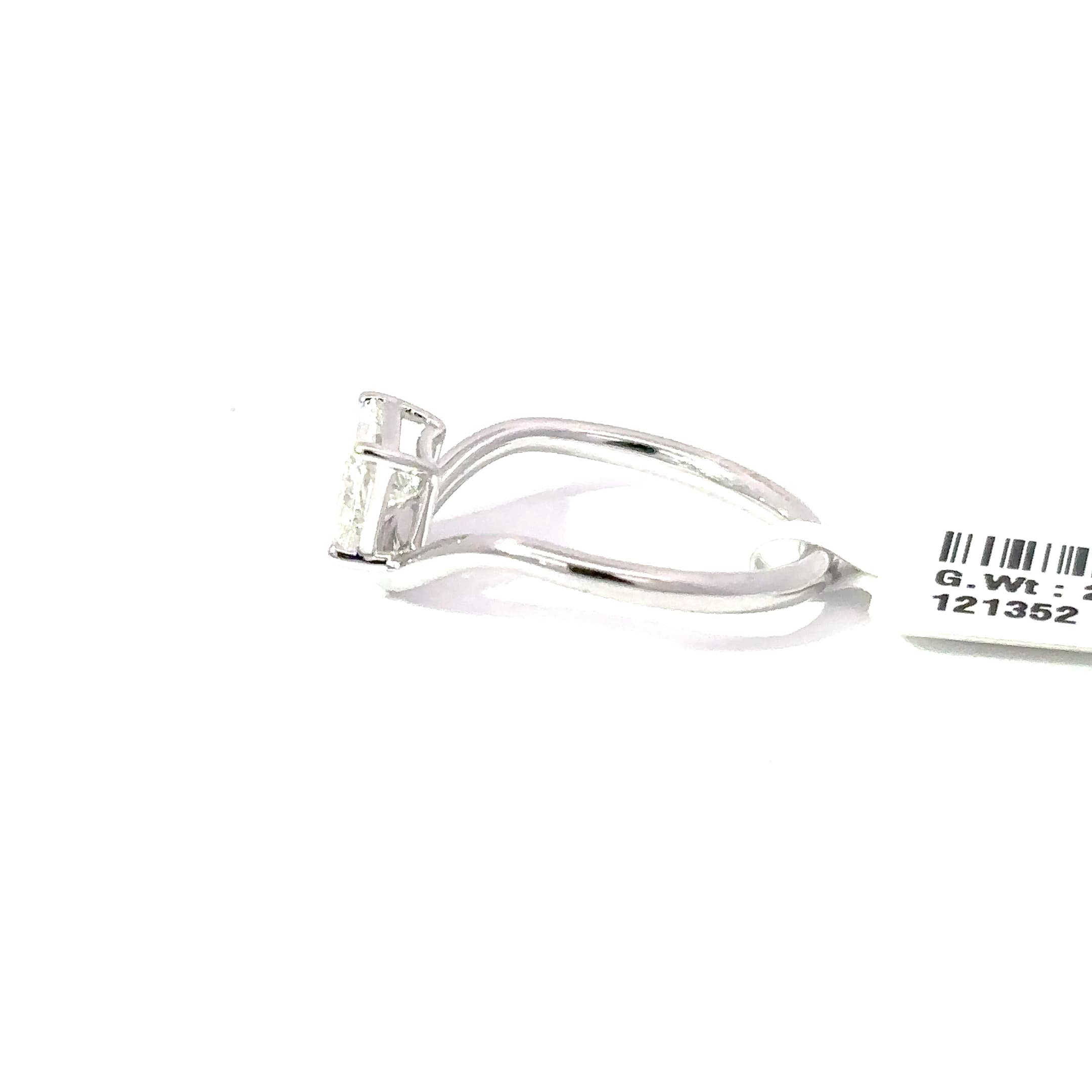 Solitaire Ring with Cushion Cut Diamond 3