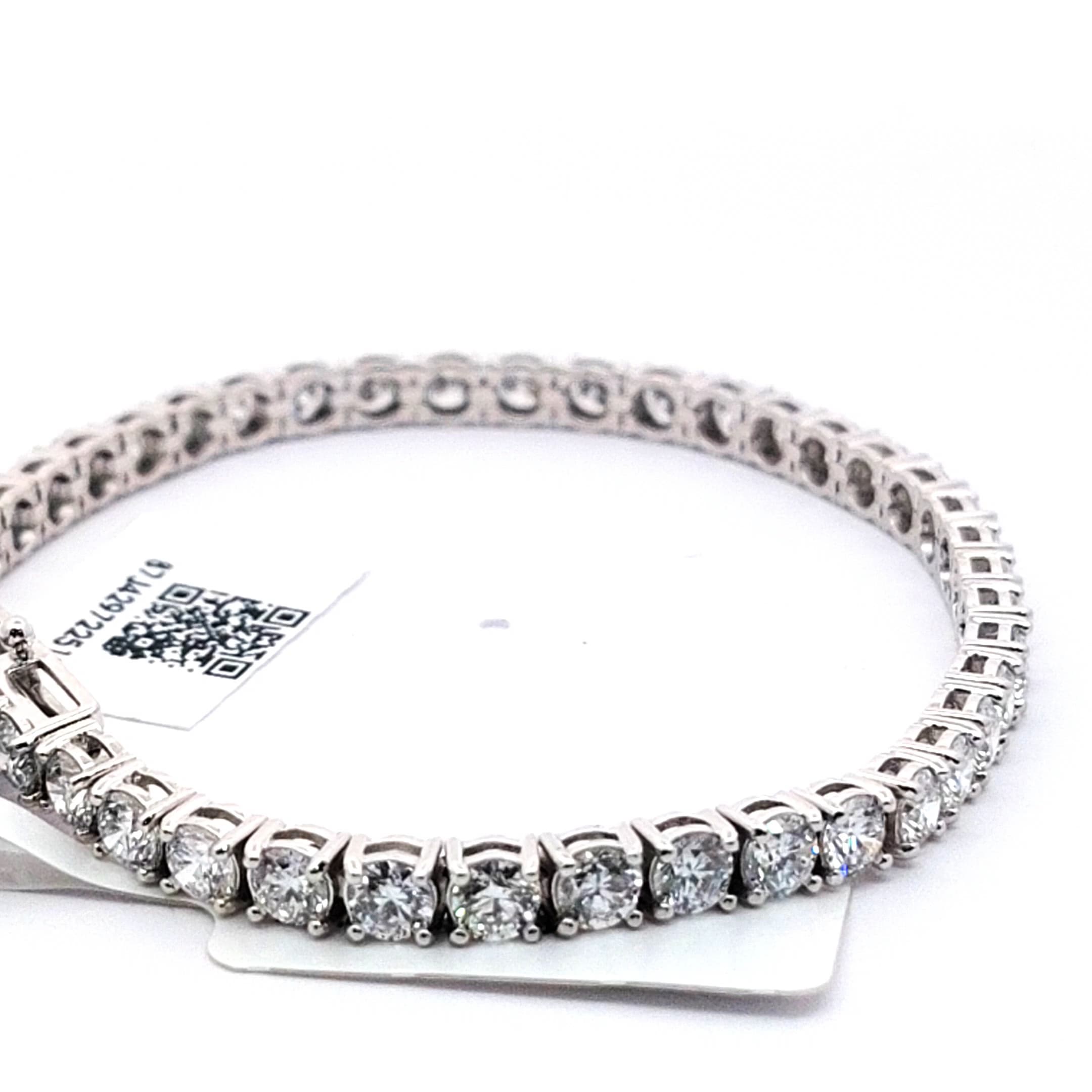 7.64 CT Tennis Bracelet with White Gold Setting 3
