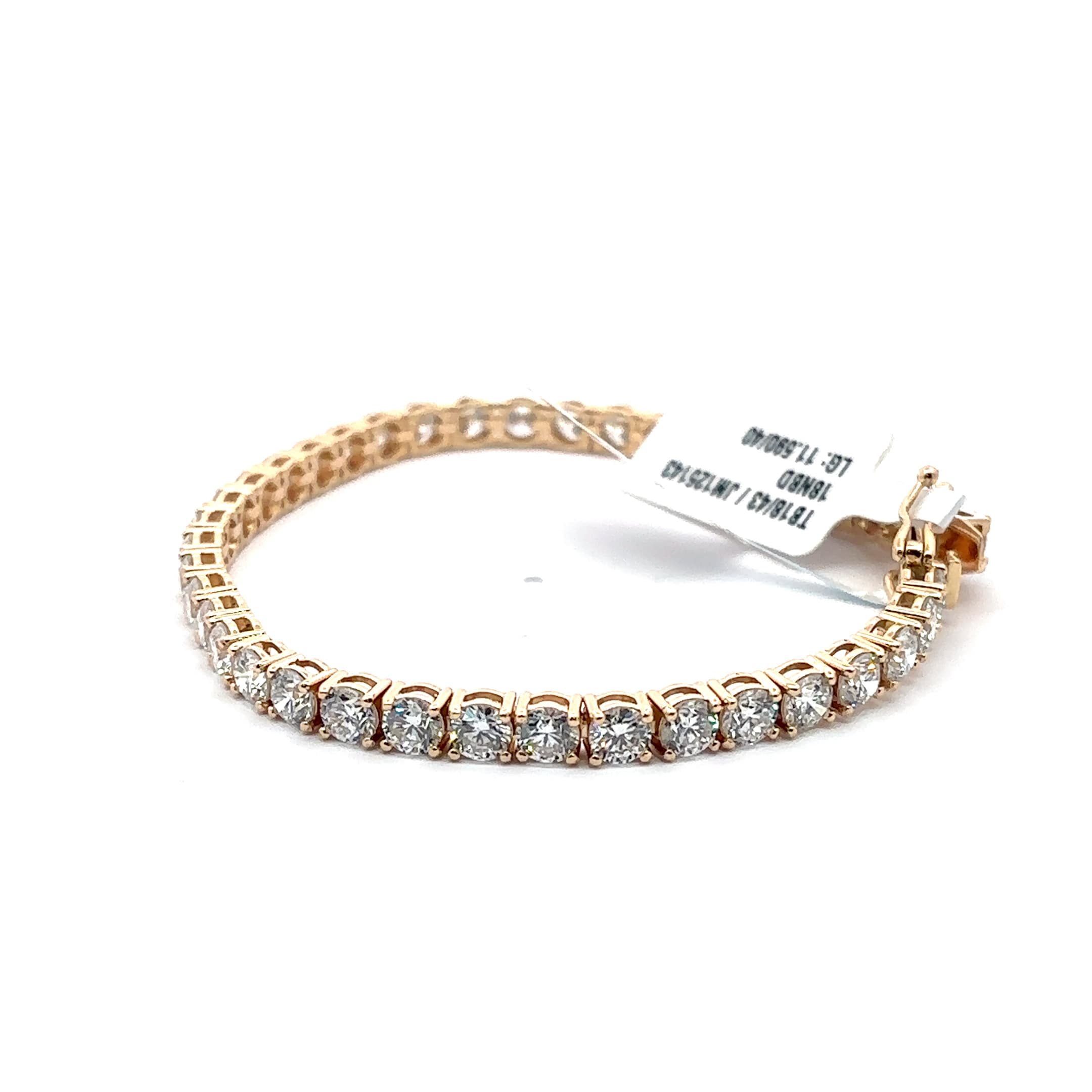 Rose Gold Diamond Tennis Bracelet 5