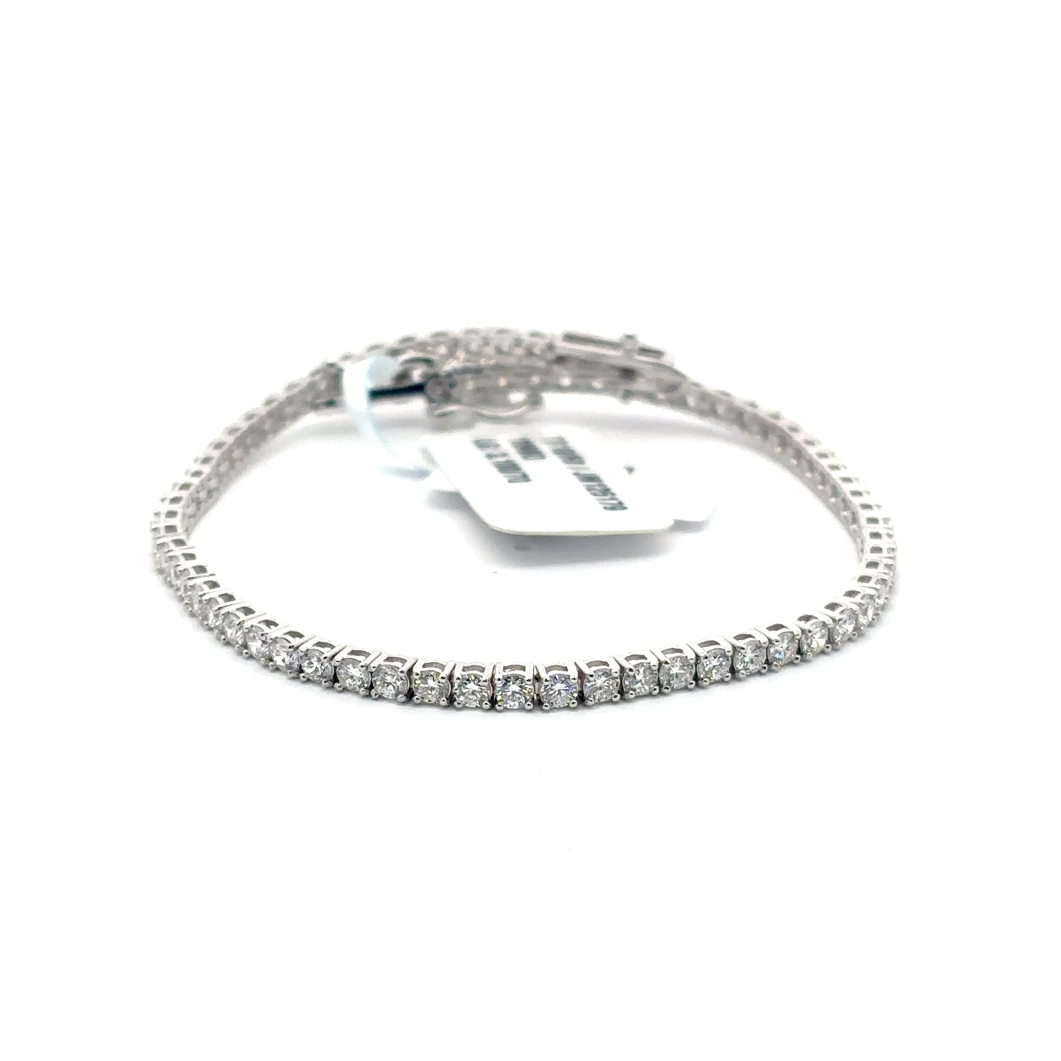 Diamond Tennis Bracelet with Round Brilliant Cut Diamonds 4