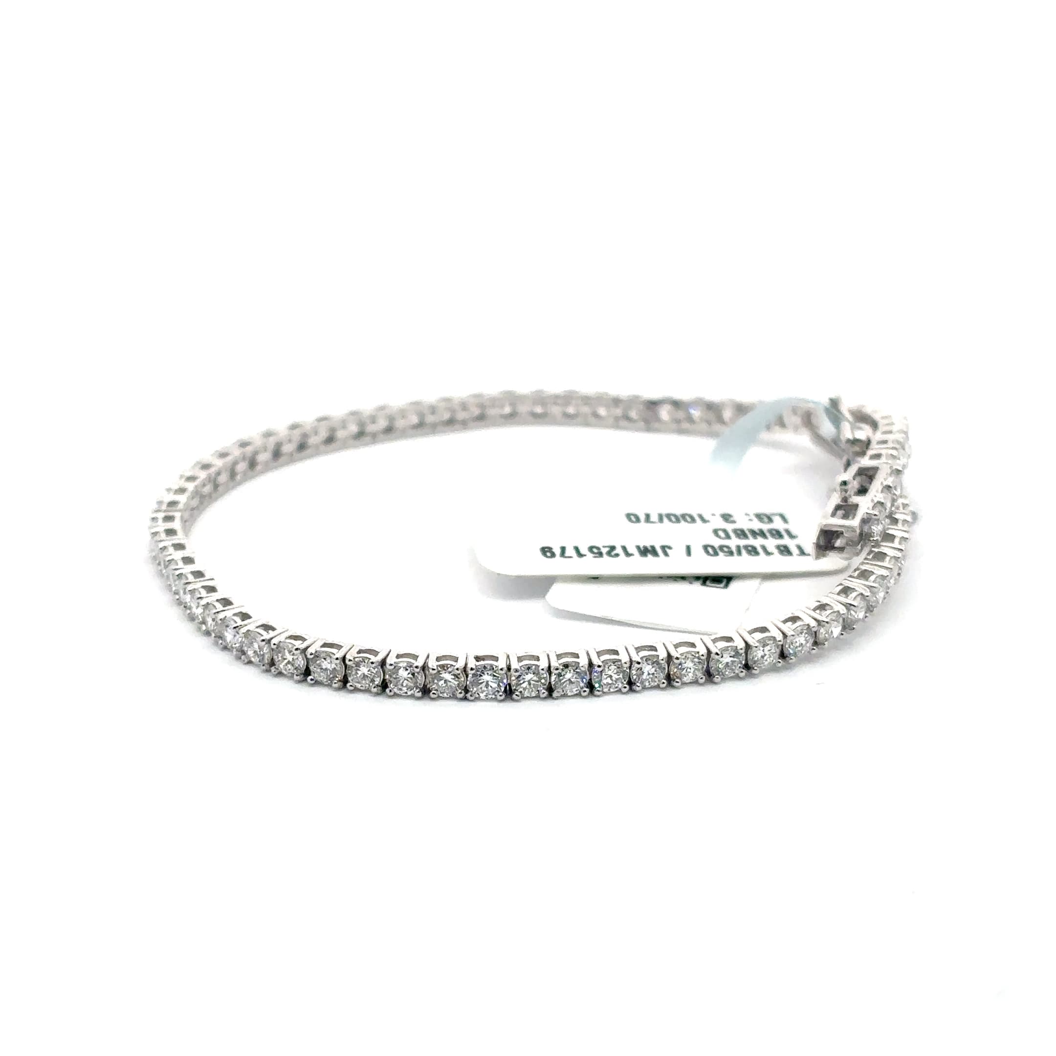 Diamond Tennis Bracelet with Round Brilliant Cut Diamonds 5