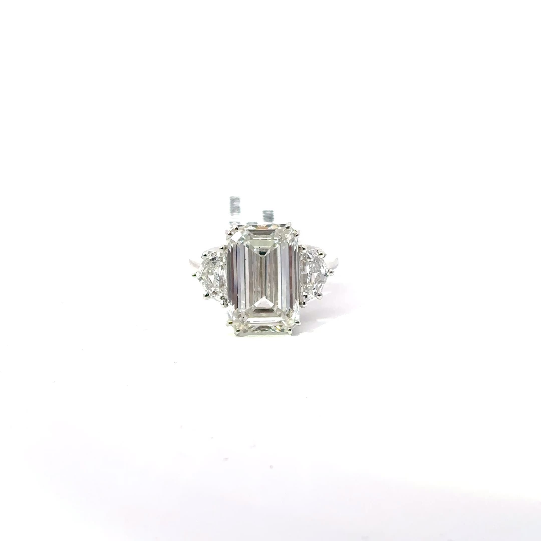 Diamond Emerald Cut Multi Stone Ring 2