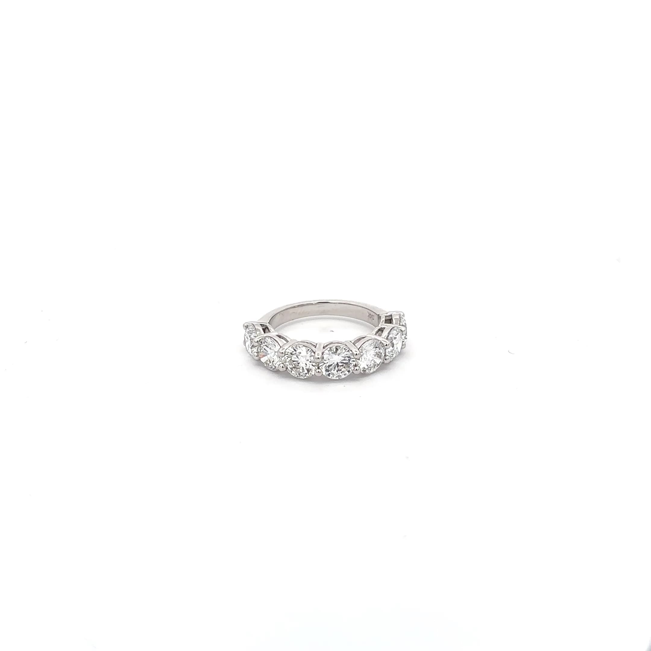 White Gold Diamond Eternity Ring with Brilliant Cut Diamonds 2