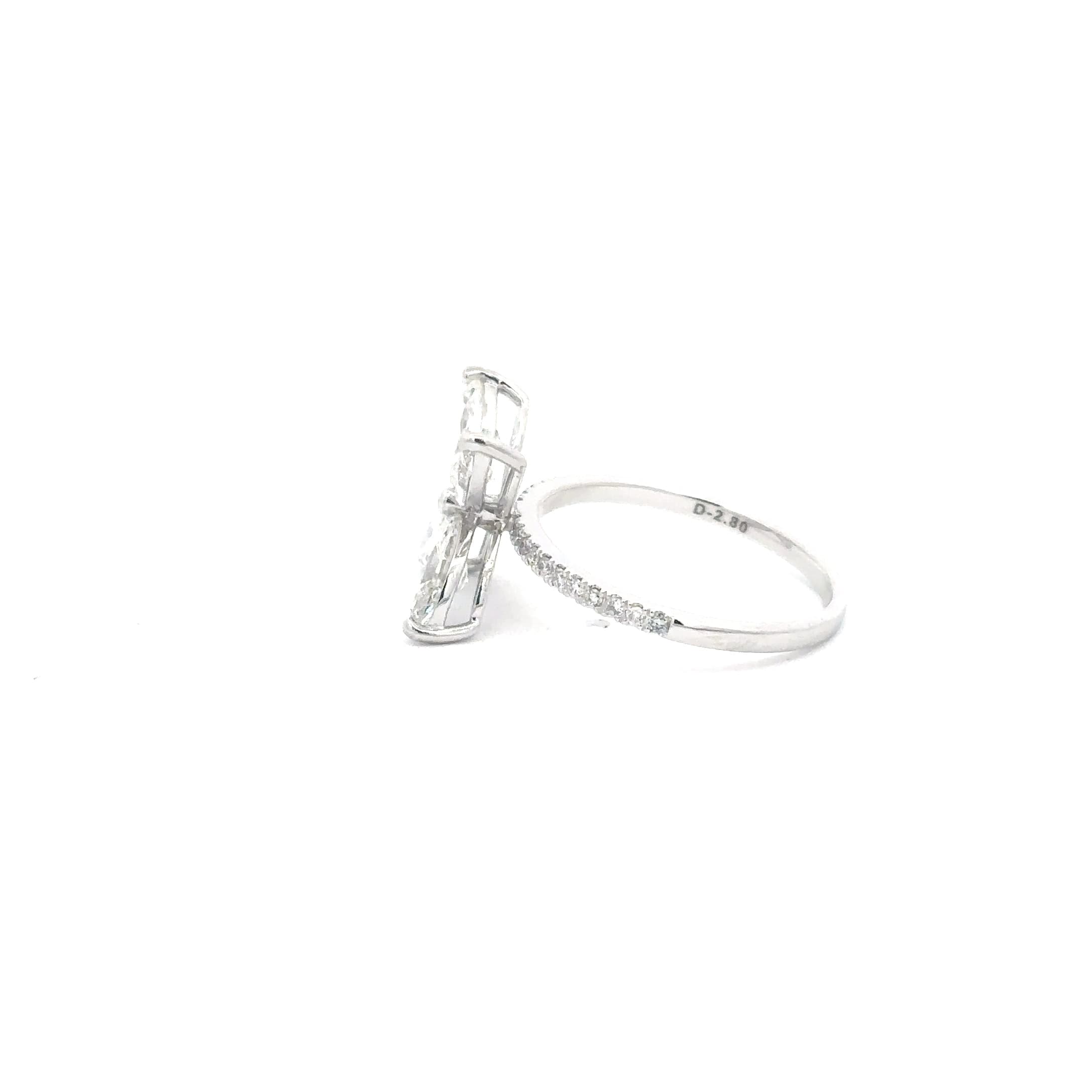 Multi-Stone Ring with Marquise Cut Diamonds 3