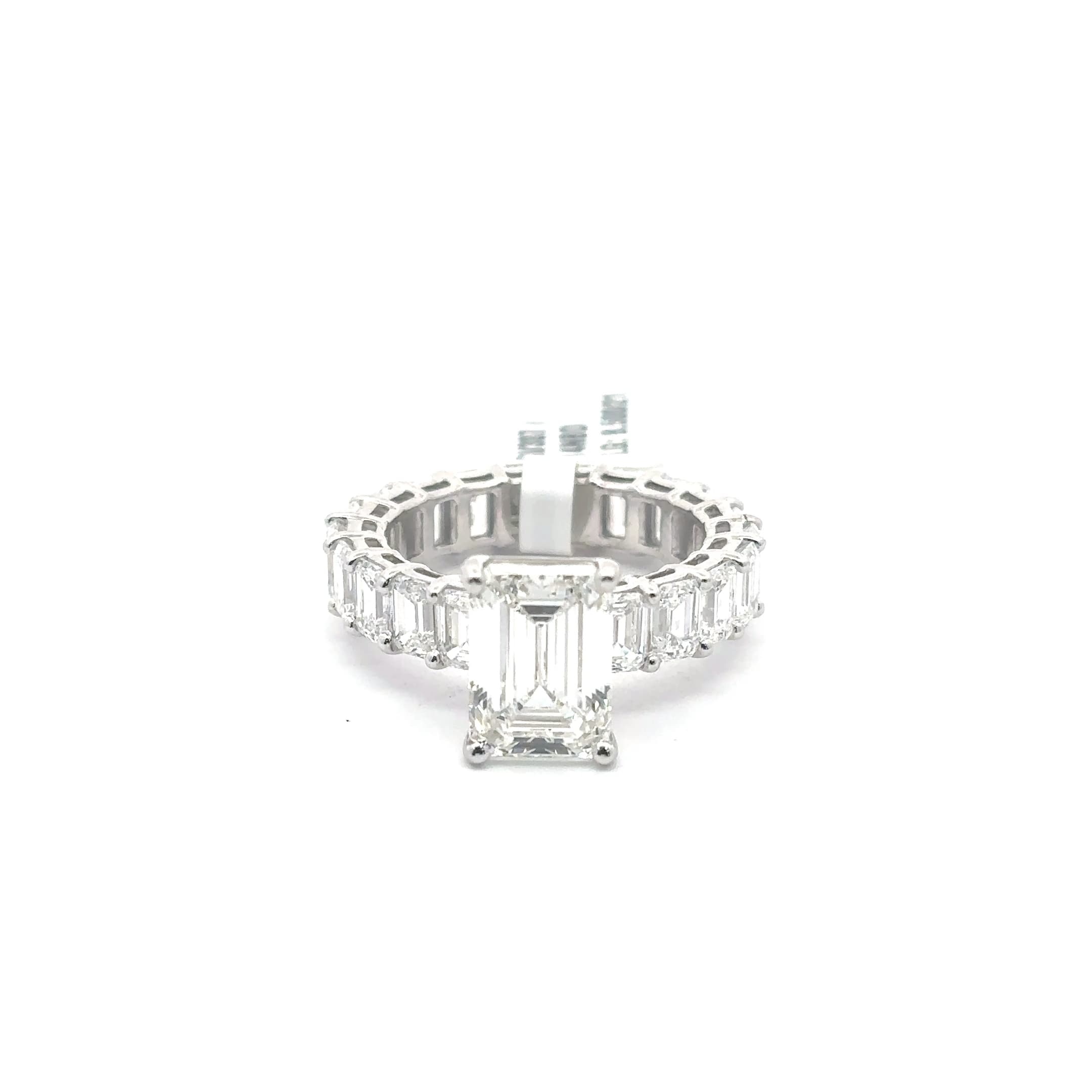 Eternity Ring with Emerald-Cut Diamonds 2