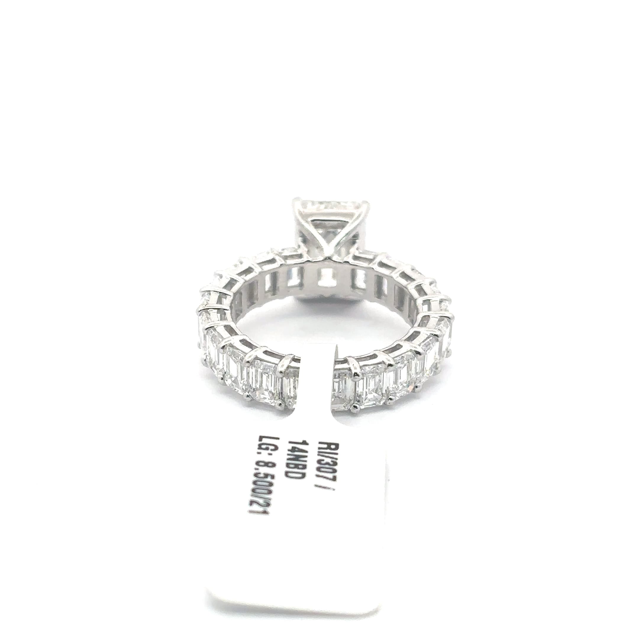 Eternity Ring with Emerald-Cut Diamonds 4