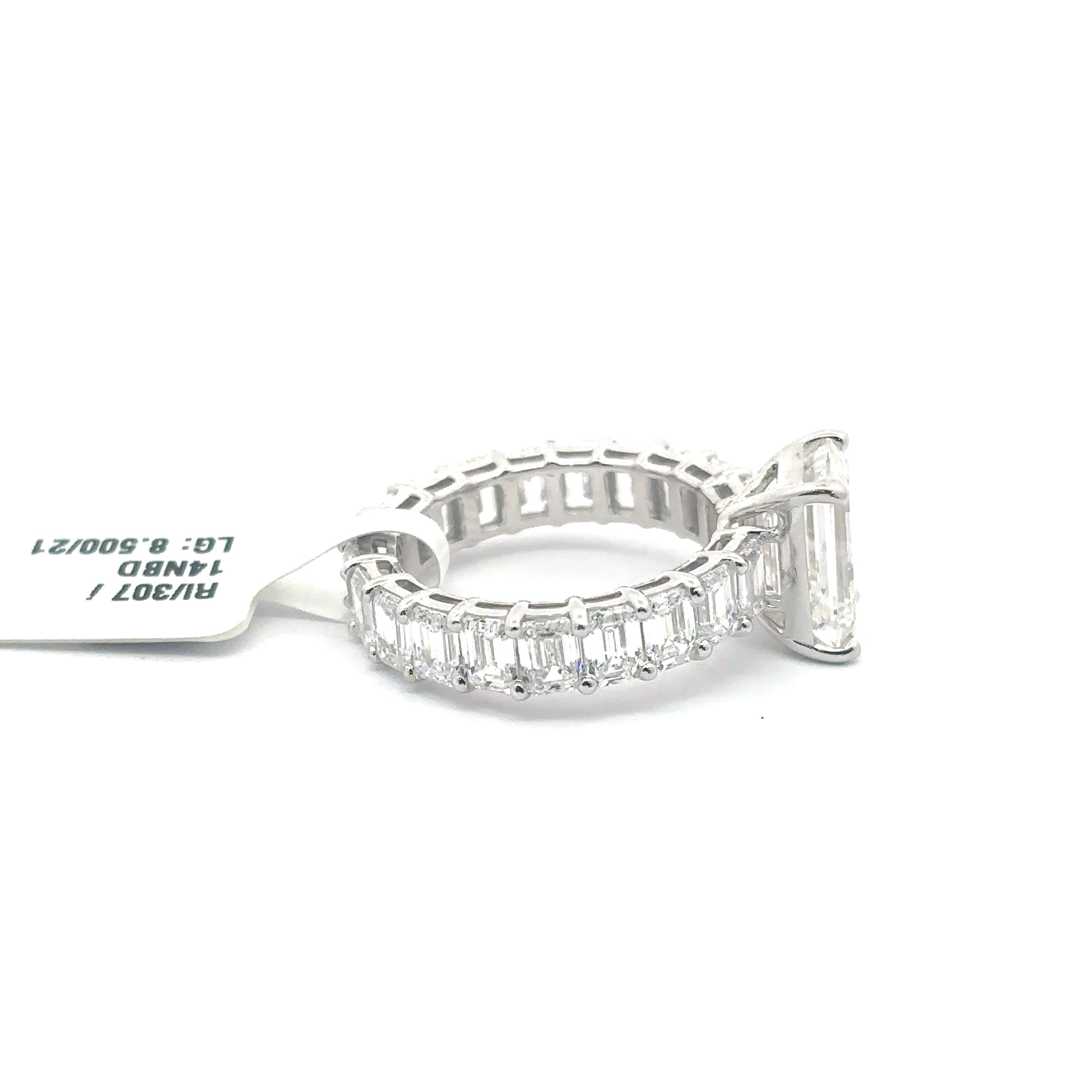 Eternity Ring with Emerald-Cut Diamonds 5