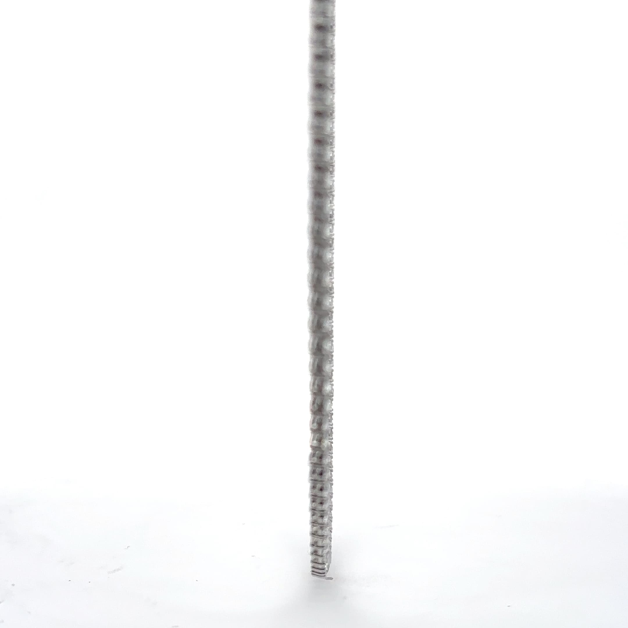 White Gold Diamond Tennis Necklace with Brilliant Cut Diamonds 5