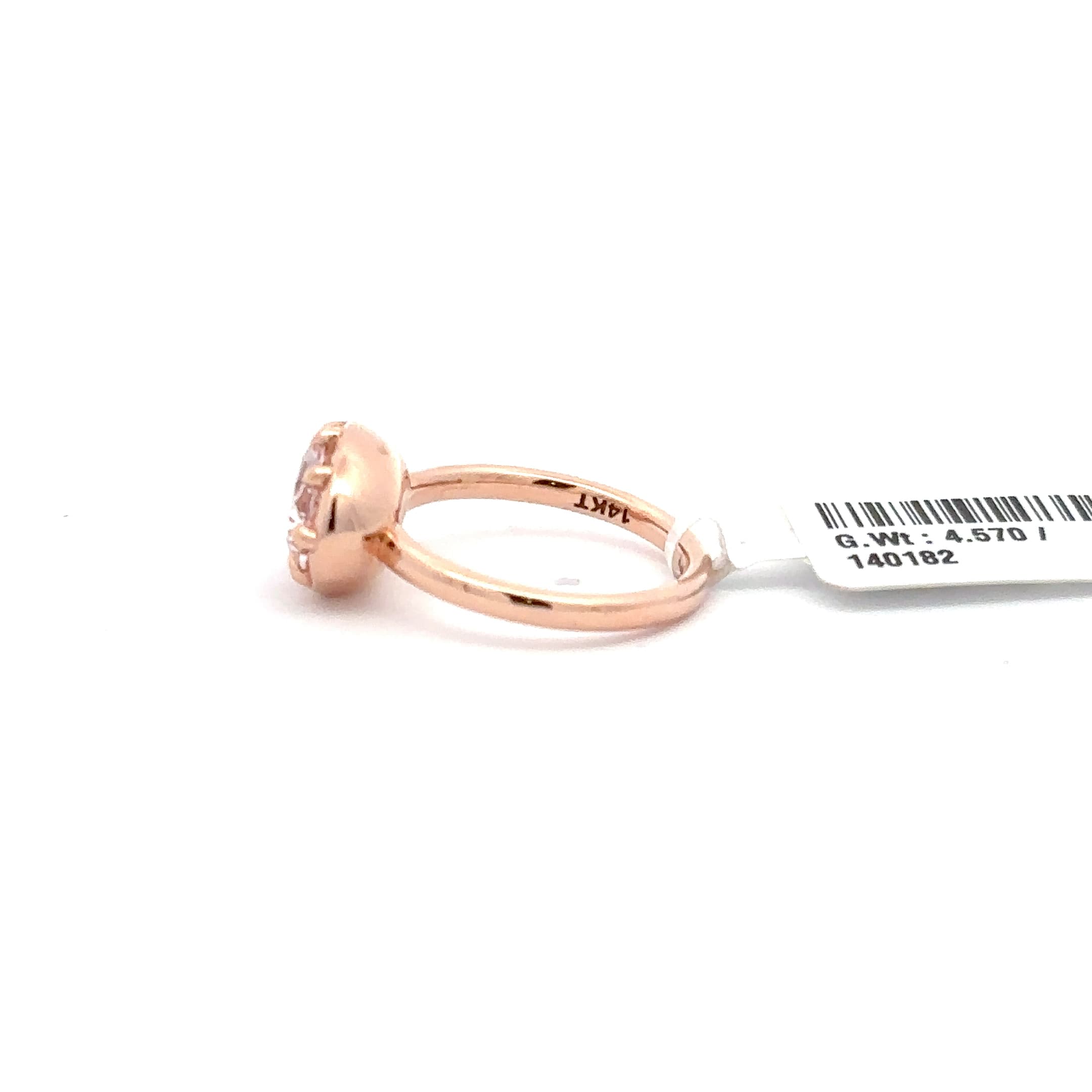 Yellow Gold solitaire oval shape diamond ring 3