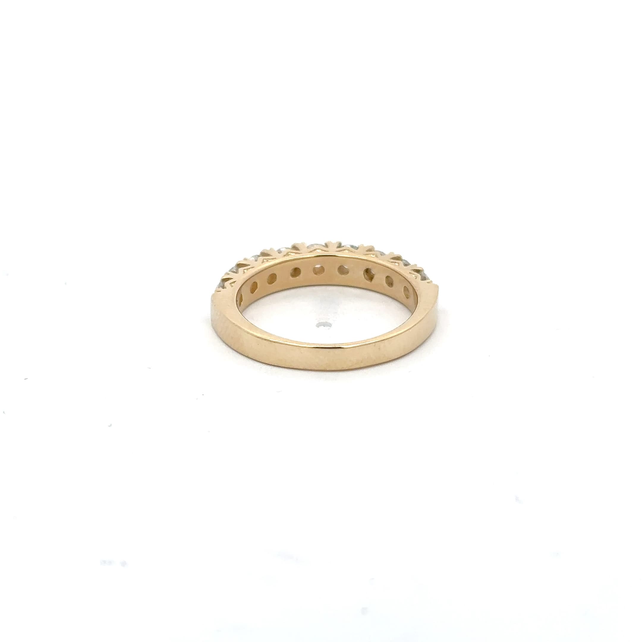 Yellow Gold Diamond Multi-Stone Anniversary Ring 4