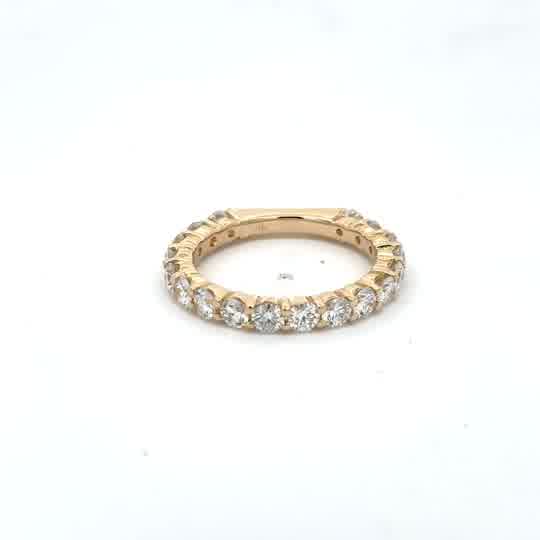 Yellow Gold Diamond Eternity Ring